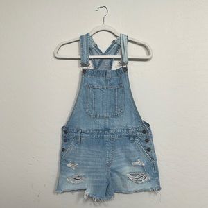 Abercrombie and Fitch Denim Overalls